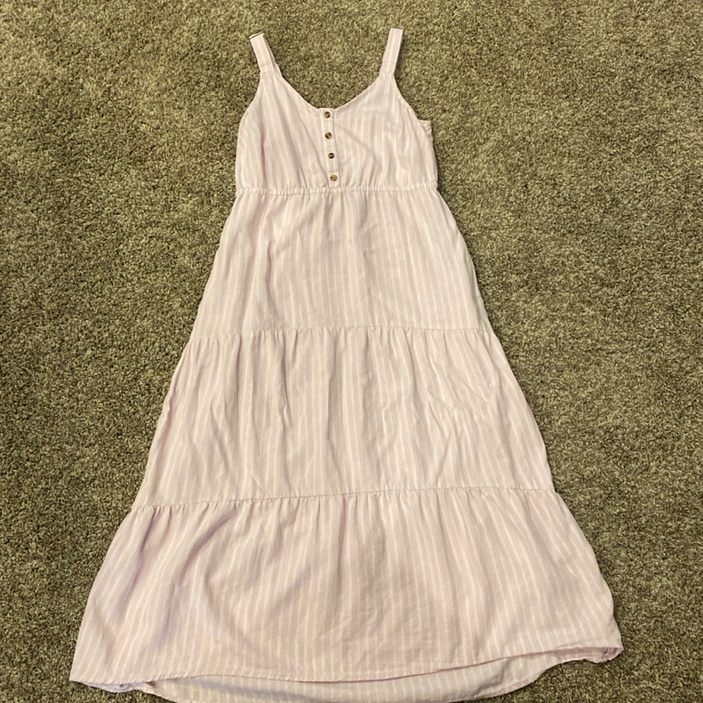 Tiered maxi dress tank dress